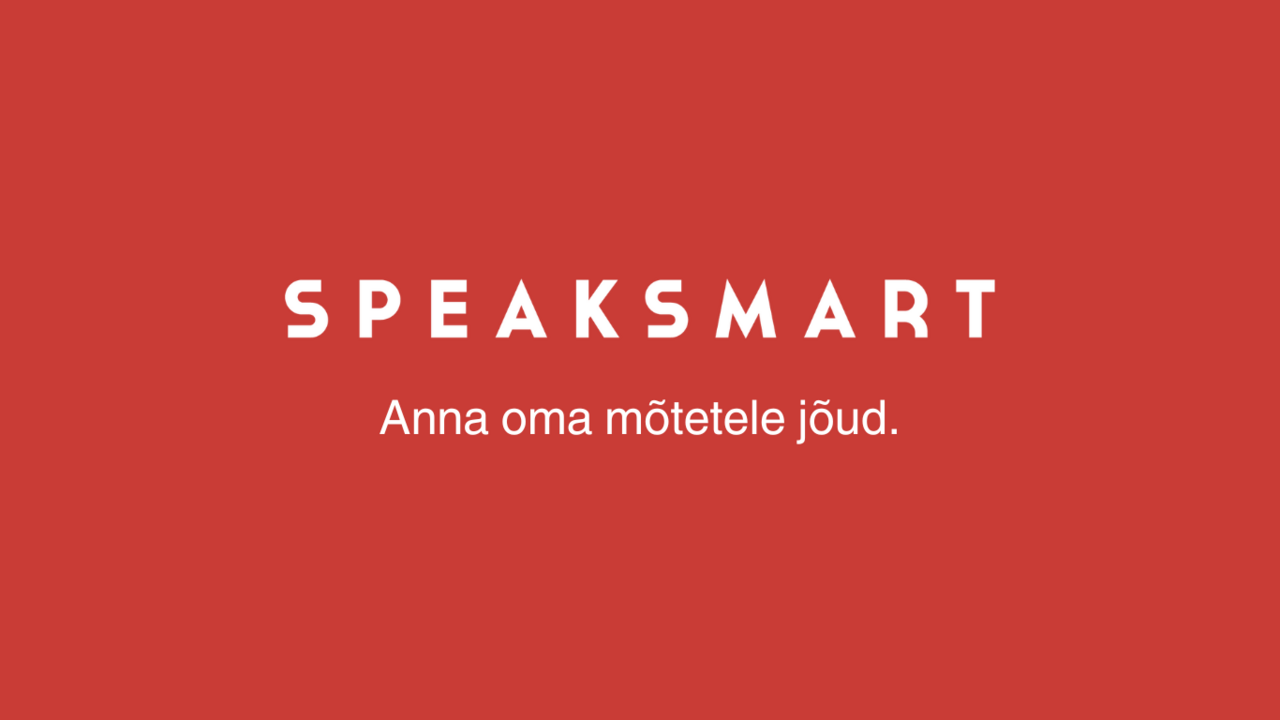 SpeakSmart │ Avaleht